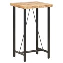 STOLIK BAROWY 60X60X107CM SUROWE DREWNO MANGO