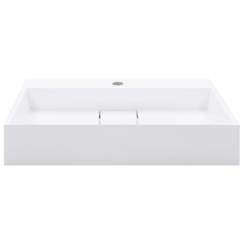 UMYWALKA 60X38X11CM KOMPOZYT MINERALNY/MARMUROWY BIAŁA