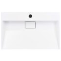 UMYWALKA 60X38X11CM KOMPOZYT MINERALNY/MARMUROWY BIAŁA