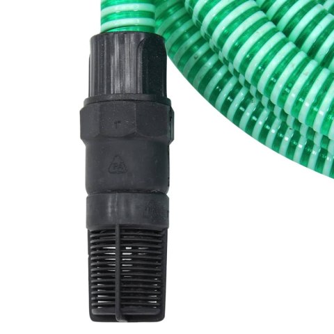 WĄŻ SSĄCY Z MOSIĘŻNYMI ZŁĄCZAMI ZIELONY 1" 7 M PVC