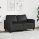 2-OSOBOWA SOFA CZARNA 120CM SZTUCZNA SKÓRA