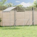 KOJEC DLA PSA Z DACHEM SREBRNY 10X6X2,5M STAL GALWANIZOWANA