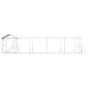 KOJEC DLA PSA Z DACHEM SREBRNY 10X6X2,5M STAL GALWANIZOWANA