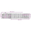 KOJEC DLA PSA Z DACHEM SREBRNY 10X6X2,5M STAL GALWANIZOWANA
