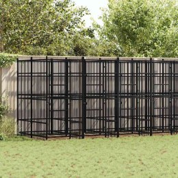 KOJEC ZEWNĘTRZNY DLA PSA STALOWY 12,9 M²