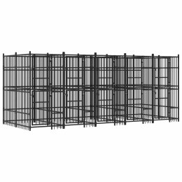 KOJEC ZEWNĘTRZNY DLA PSA STALOWY 9,22 M²