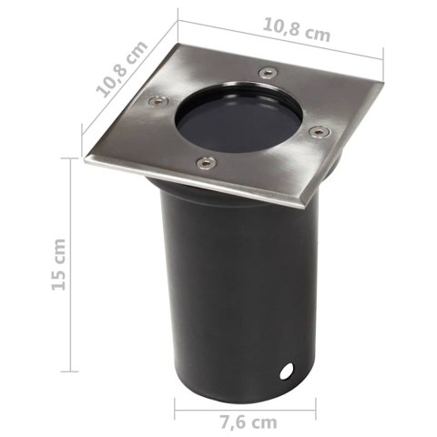 LAMPY NAJAZDOWE 12 SZT. KWADRATOWE
