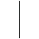 LUSTRO ŚCIENNE CZARNE 40X80CM PROSTOKĄTNE ŻELAZO