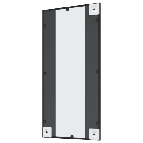 LUSTRO ŚCIENNE CZARNE 40X80CM PROSTOKĄTNE ŻELAZO