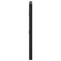 LUSTRO ŚCIENNE CZARNE 60X30CM ZAKOŃCZONE ŁUKIEM ŻELAZO