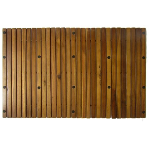 MATA PRYSZNICOWA Z DREWNA AKACJOWEGO 3 SZTUKI 80X50CM