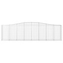 KOSZE GABIONOWE 10 SZT 400X50X100/120CM GALWANIZOWANE ŻELAZO