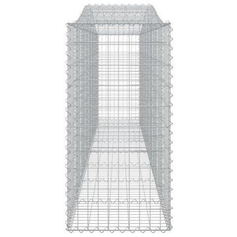 KOSZE GABIONOWE 10 SZT 400X50X100/120CM GALWANIZOWANE ŻELAZO
