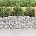 KOSZE GABIONOWE 10 SZT 400X50X80/100CM GALWANIZOWANE ŻELAZO