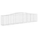 KOSZE GABIONOWE 10 SZT 400X50X80/100CM GALWANIZOWANE ŻELAZO