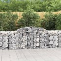 KOSZE GABIONOWE 17 SZT 300X50X80/100CM GALWANIZOWANE ŻELAZO