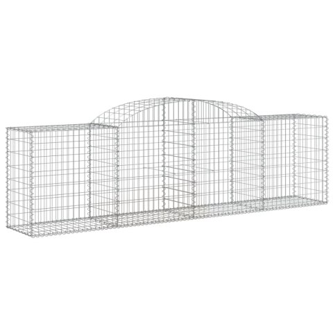 KOSZE GABIONOWE 17 SZT 300X50X80/100CM GALWANIZOWANE ŻELAZO