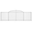 KOSZE GABIONOWE 17 SZT 300X50X80/100CM GALWANIZOWANE ŻELAZO