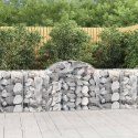 KOSZE GABIONOWE 18 SZT 200X50X80/100CM GALWANIZOWANE ŻELAZO