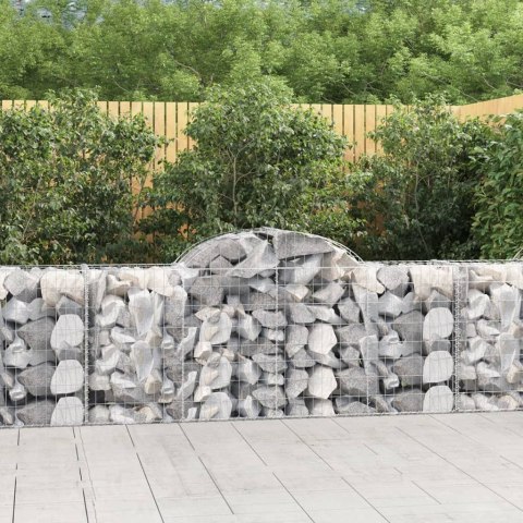 KOSZE GABIONOWE 18 SZT 200X50X80/100CM GALWANIZOWANE ŻELAZO