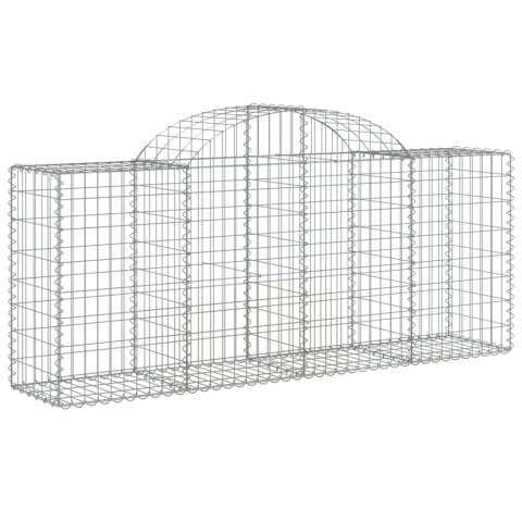 KOSZE GABIONOWE 18 SZT 200X50X80/100CM GALWANIZOWANE ŻELAZO
