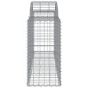 KOSZE GABIONOWE 18 SZT 200X50X80/100CM GALWANIZOWANE ŻELAZO