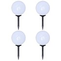 LAMPY DO OŚWIETLENIA ŚCIEŻKI 4 SZT LED 30CM ZE SZPIKULCAMI