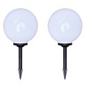 LAMPY DO OŚWIETLENIA ŚCIEŻKI 4 SZT LED 30CM ZE SZPIKULCAMI