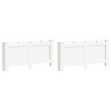 OSŁONY NA KALORYFER GRZEJNIK 2 SZT. BIAŁE 172X19X81,5CM MDF