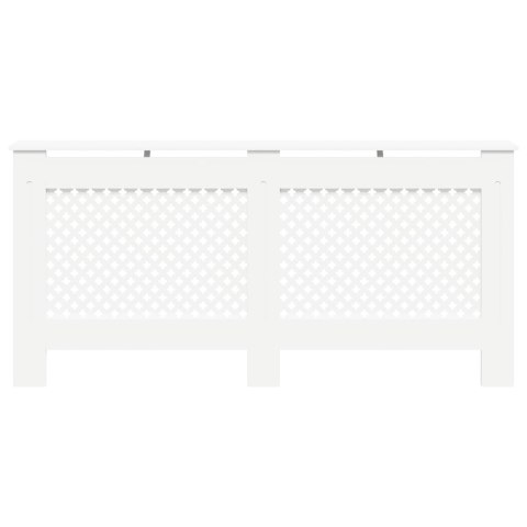 OSŁONY NA KALORYFER GRZEJNIK 2 SZT. BIAŁE 172X19X81,5CM MDF