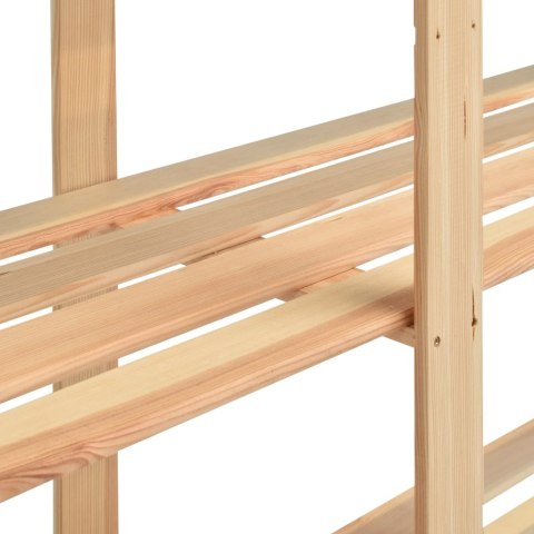 REGAŁY Z 5 PÓŁKAMI 3 SZT. 170X38X170CM SOSNA 500 KG