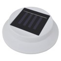 SOLARNE LAMPY OGRODZENIOWE LED 12 SZT. BIAŁE
