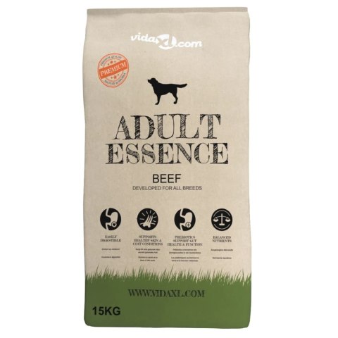 SUCHA KARMA DLA PSÓW ADULT ESSENCE BEEF 2 SZT. 30 KG