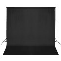 SYSTEM ZAWIESZENIA TŁA Z CZARNYM TŁEM 600X300CM