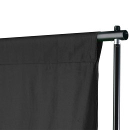 SYSTEM ZAWIESZENIA TŁA Z CZARNYM TŁEM 600X300CM