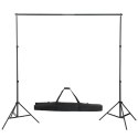 SYSTEM ZAWIESZENIA TŁA Z CZARNYM TŁEM 600X300CM
