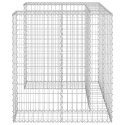 GABIONOWA OSŁONA KOSZA NA ŚMIECI STAL 110X100X110CM