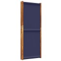 PARAWAN 4-PANELOWY CIEMNONIEBIESKI 280X180CM