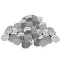PRZYPINKI 500 SZT. 25 MM ZESTAW DO PRAS DO PRZYPINEK PLASTIKOWY TYŁ METAL