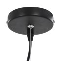 LAMPY SUFITOWE 2 SZT. CZARNO-ZŁOTE PÓŁKOLISTE 40CM E27