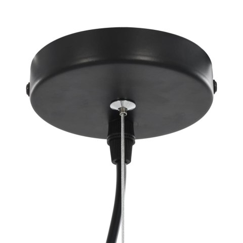 LAMPY SUFITOWE 2 SZT. CZARNO-ZŁOTE PÓŁKOLISTE 40CM E27