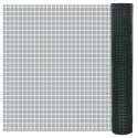 OGRODZENIE Z SIATKI GALWANIZOWANE PVC 10X1 M ZIELONE