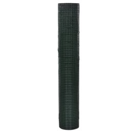 OGRODZENIE Z SIATKI GALWANIZOWANE PVC 10X1 M ZIELONE