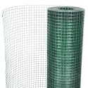OGRODZENIE Z SIATKI GALWANIZOWANE PVC 10X1 M ZIELONE