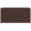 SKRZYNIA OGRODOWA BRĄZOWA 120X50X60CM RATTAN PE