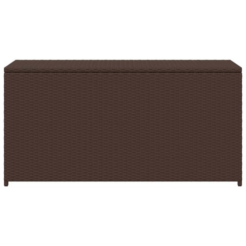 SKRZYNIA OGRODOWA BRĄZOWA 120X50X60CM RATTAN PE