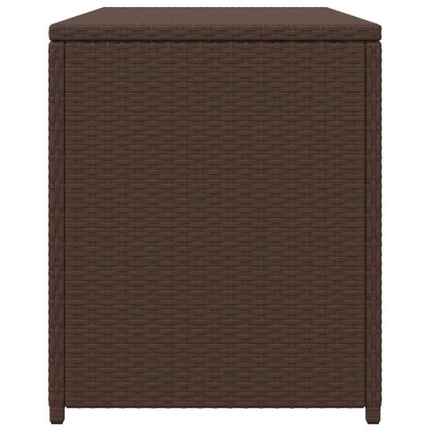 SKRZYNIA OGRODOWA BRĄZOWA 120X50X60CM RATTAN PE
