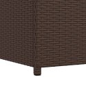SKRZYNIA OGRODOWA BRĄZOWA 120X50X60CM RATTAN PE