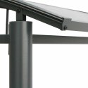 ALTANA GRILLOWA Z PÓŁKAMI ANTRACYTOWA 210X114X230CM STAL
