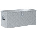 ALUMINIOWA SKRZYNIA 90,5X35X40CM SREBRNA